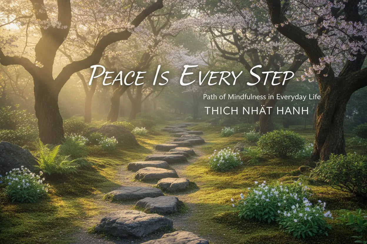 Peace is every steps: the path of mindfulness in everyday life guide to lasting calm - Textual Trend