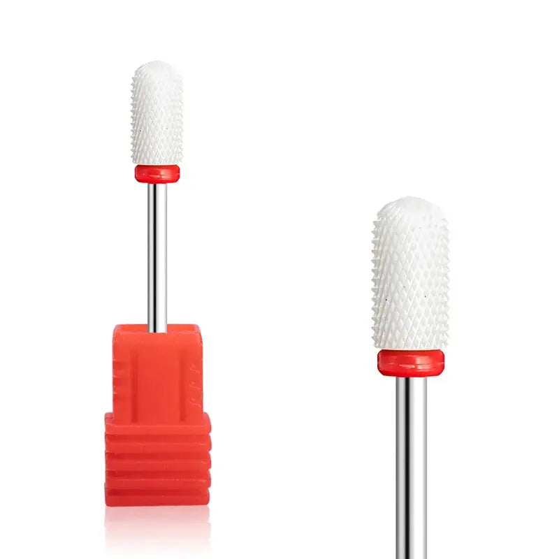 1pcs Ceramic Milling Cutter Nail Drill Bits Electric Manicure Drills Pedicure Mill Bits Machine Files Nail Art accessories Tool FUMOSIK .Nail Art Store