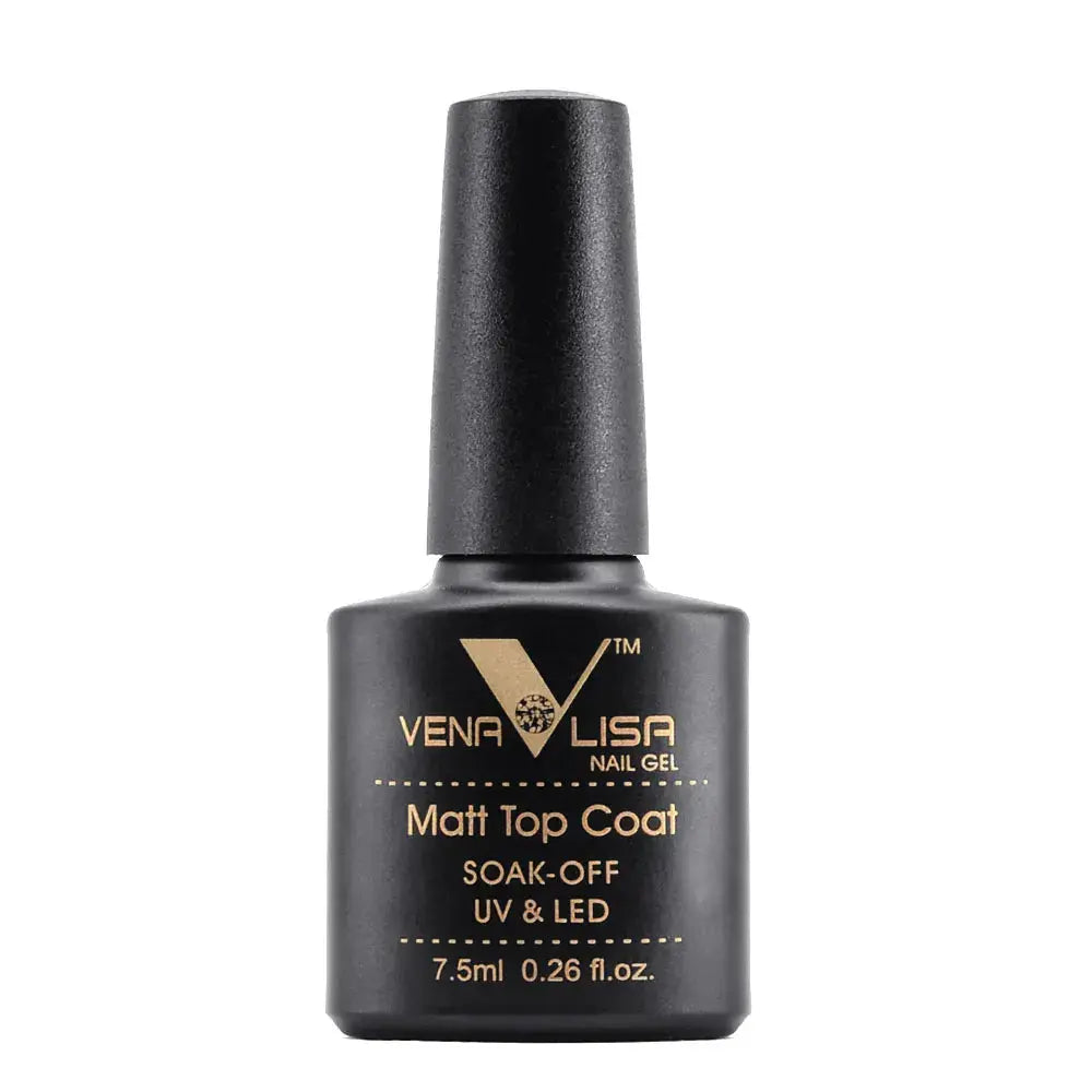 Hot Sell Venalisa Nail Art 7.5ml Tempered Top Coat Matt Top Primer Base Coat Color Gel Nail Polish UV Gel Soak Off Manicure VENALISA & CANNI Official Store