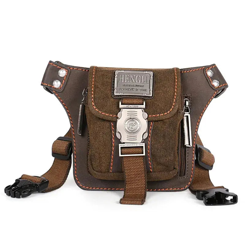 Belt bag Mini Retro Fashion Portable Waist Bag Purse Wearable Vintage Canvas Leisure Tourism Waist Packs Tactical fanny pack Ruil Official Store