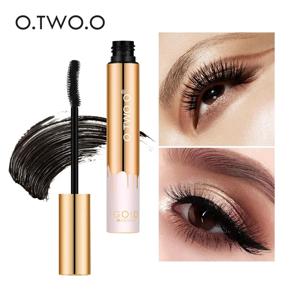 O.TWO.O 3D Fiber Lashes Thick Lengthening Mascara Long Black Lash Eyelash Extension Eye Lashes Brush Makeup Pro Eye-Cosmetics O.TWO.O Official Store