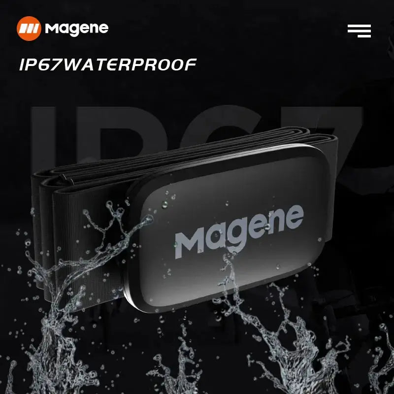 Magene Mover H64 Heart Rate Sensor Dual Mode ANT Bluetooth With Chest Strap Cycling Computer Bike forWahoo Garmin Sports Monitor Magene Fitness Store
