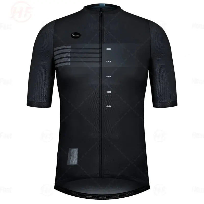 Summer High Quality 2025 New Team Men Cycling Jersey Clothing Black Short Sleeve Breathable Quick Dry Cycle Jersey Clothes Spain raphaing Store