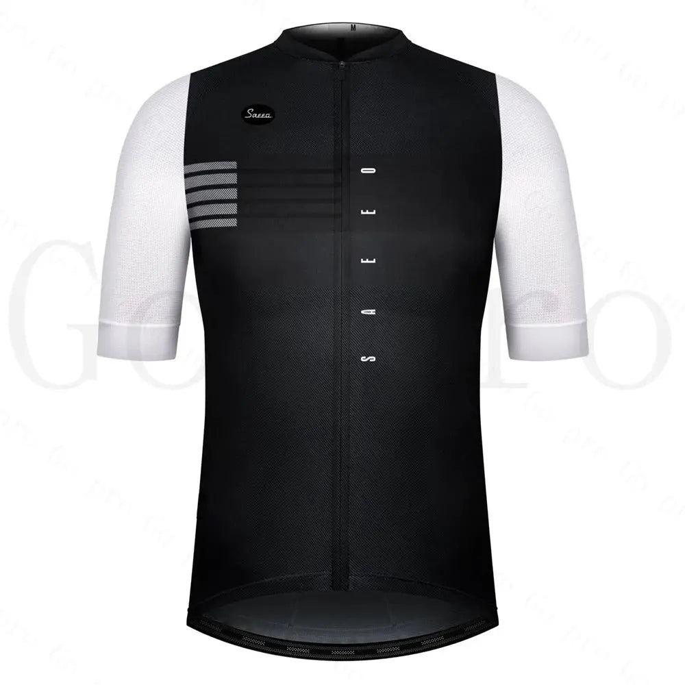 Summer High Quality 2025 New Team Men Cycling Jersey Clothing Black Short Sleeve Breathable Quick Dry Cycle Jersey Clothes Spain raphaing Store