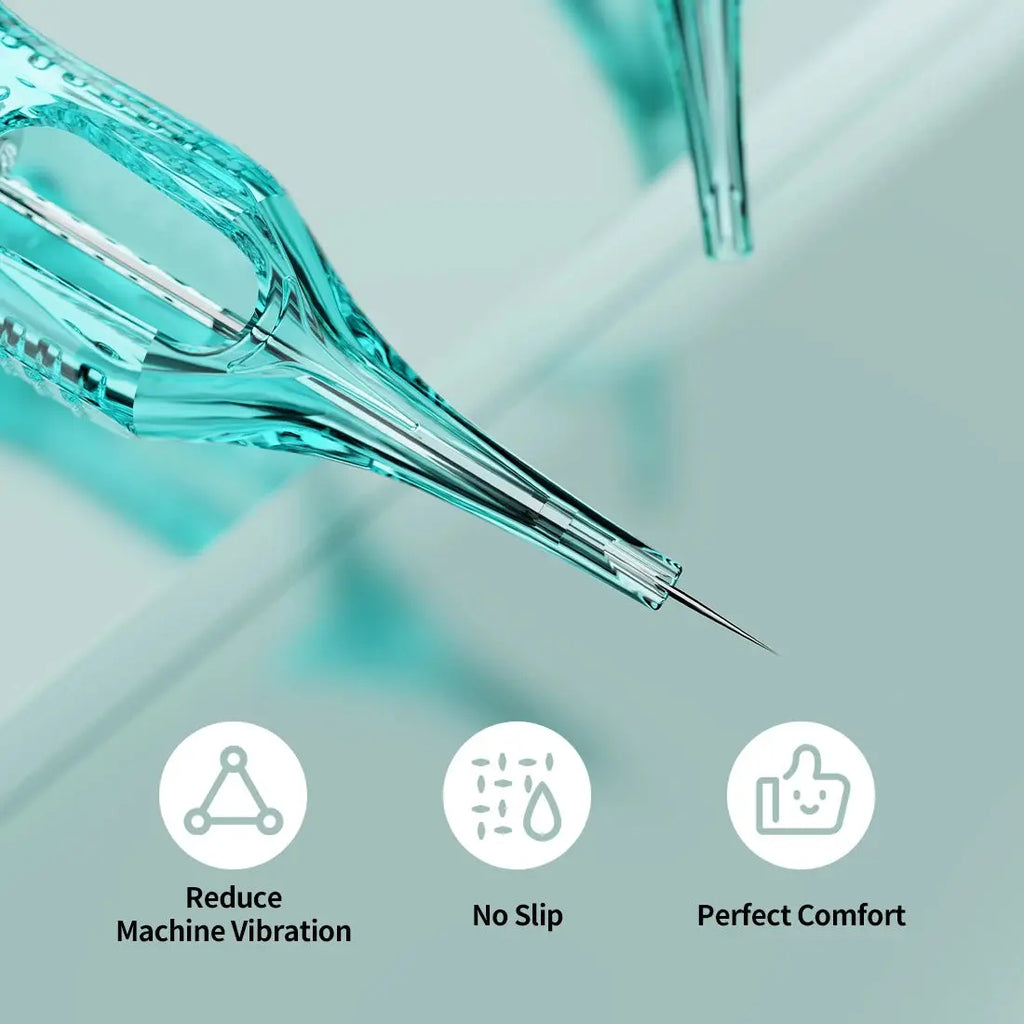 Dragonhawk PRO Tattoo Cartridge Needles 0.3mm RL Round Liner Upgraded version of Tattoo Needle Fan Tattoo Direct Store