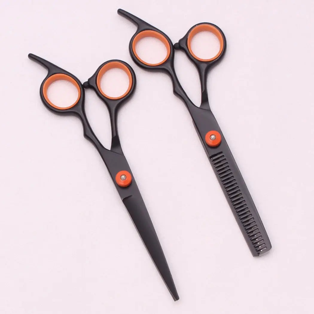 6.0'' Hair Scissors Professional Cutting Shears Thinning Hairdressing Haircut Comb Razors Sets Salon Barber & Home Dropshipping Professional Hair Scissors Store