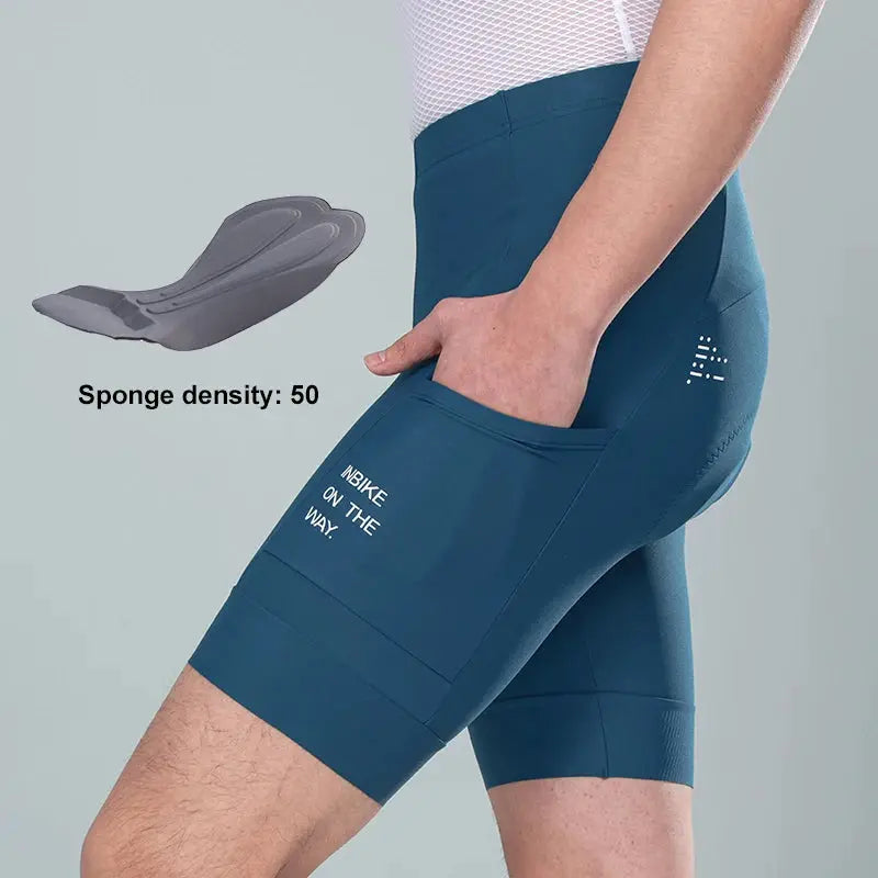 INBIKE Pro Summer Men's Cycling Shorts Bicycle Pants Shock-absorbing Cycling Clothing Mountain Road Bike Tousers With pocket oTC. Store