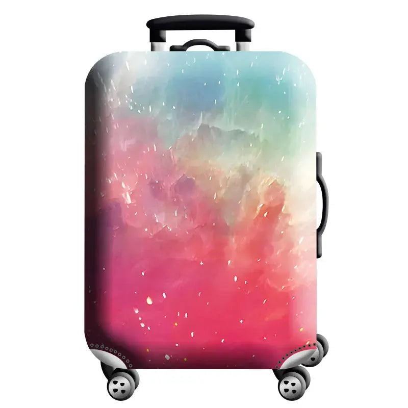 Luggage Cover Stretch Fabric Suitcase Protector Baggage Dust Case Cover Suitable for18-32 Inch Suitcase Case Travel Organizer QUEENSHOW Bag Store