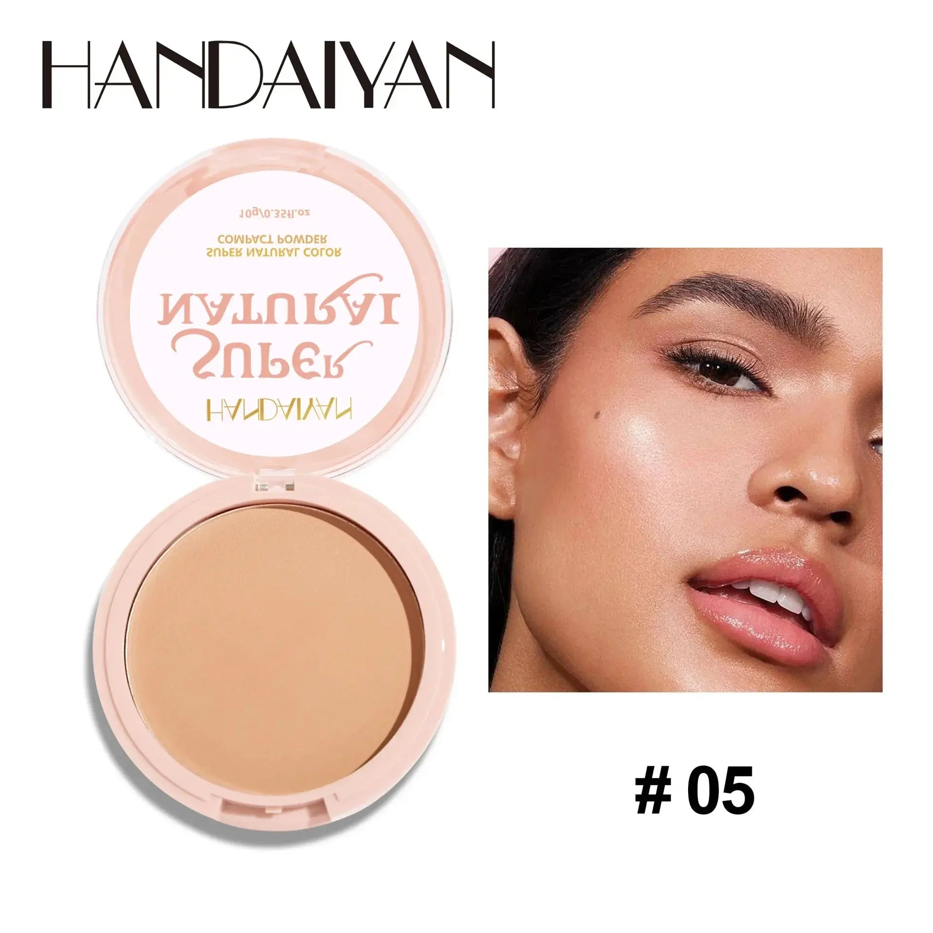 8 Color Matte Face Pressed Powder 24 Hours Oil Control Natural Setting Powder Foundation Full Coverage Waterproof Lasting Makeup KEMZLA Store