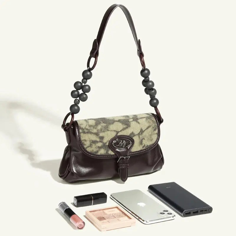 England Style Bags For Women Luxury Designer Handbags And Purses 2024 New In PU Beading Sequined Letter Small Underarm Shoulder Shop1102484333 Store