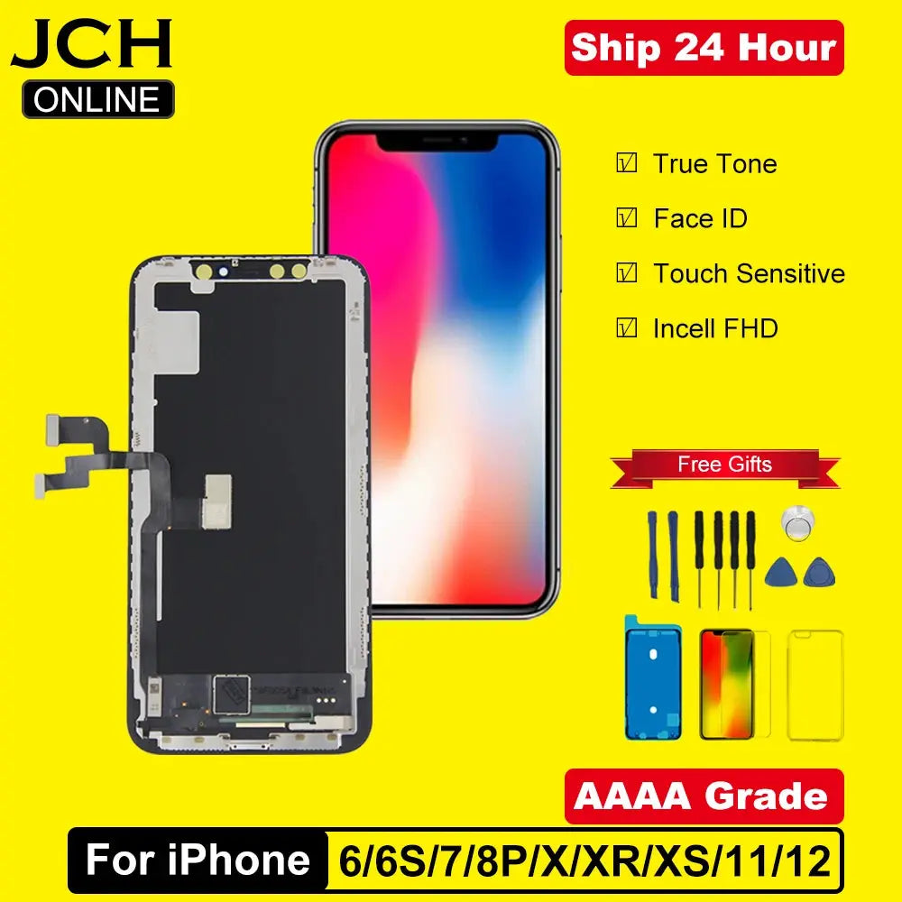 AAAA Grade For iPhone 6 6S 7 8 Plus X XR XS MAX 11 LCD Perfect 3D Touch Screen Digitizer Assembly For iPhone 12 13 PRO Display Shenzhen Hengyuan Photoelectricity Store