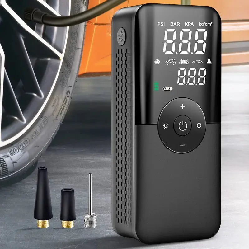 CARSUN Rechargeable Air Pump Tire Inflator Portable Compressor Digital Cordless Car Tyre Inflator For Motocycle Bicycle Balls CARSUN Official Store