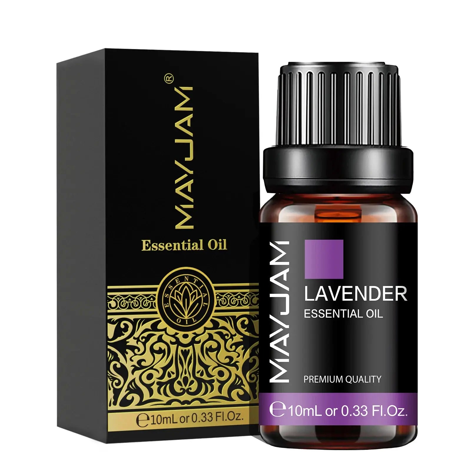MAYJAM 10ML Lavender Lemongrass Jasmine Vanilla Eucalyptus Rose Lemon Essential Oil For Humidifier Diffuser Candle Making MAYJAM Official Store