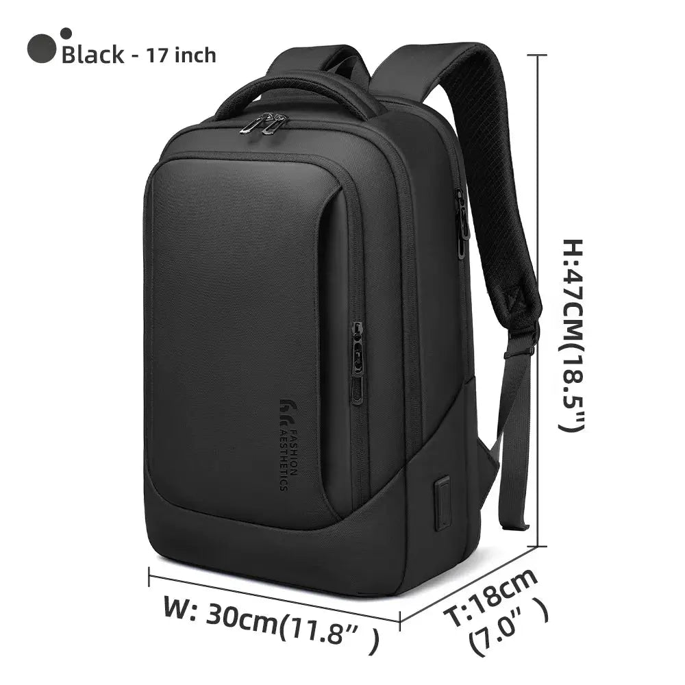 Heroic Knight Multifunctional Men's Backpack 15.6" Laptop Backpack Waterproof Large Capacity Work Travel Backpack with USB Port Heroic knight Official Store
