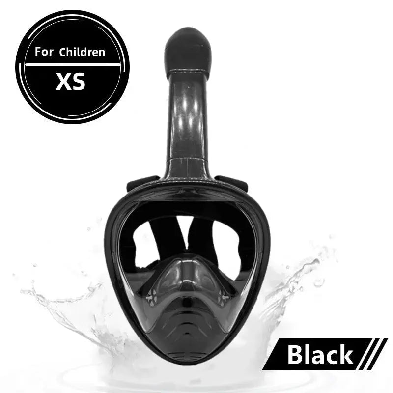 Underwater Scuba Anti Fog Full Face Diving Mask Snorkeling Respiratory Masks Safe Waterproof Swimming Equipment for Adult Kids XIAOTERR Store