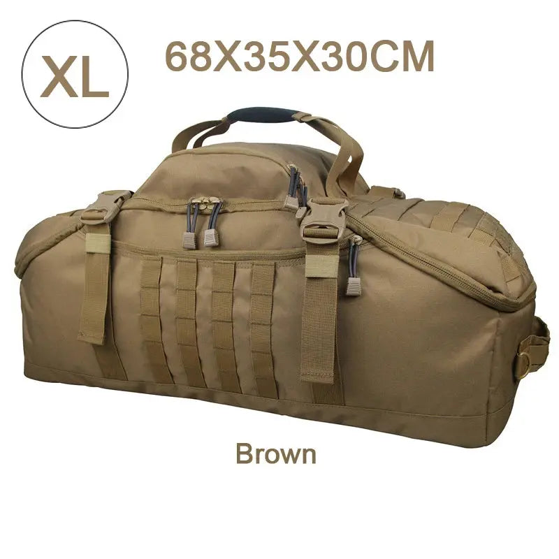 30L 45L 80L Sport Travel Bag Molle Tactical Backpack Gym Fitness Bag Large Duffle Bags for Camping Hunting Fishing Q ARMYCAMO Official Store