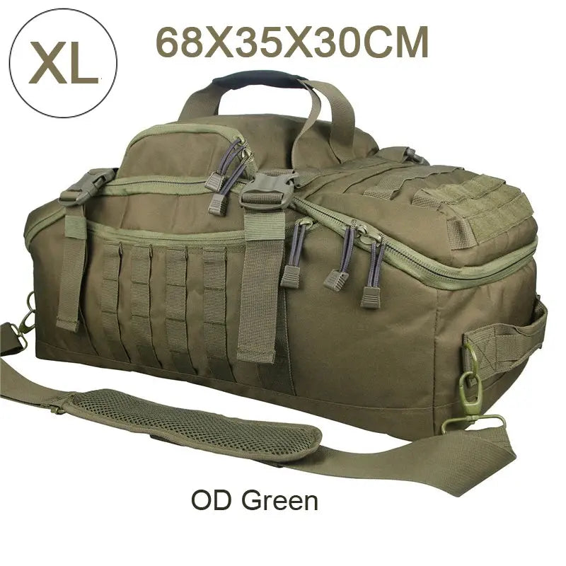 30L 45L 80L Sport Travel Bag Molle Tactical Backpack Gym Fitness Bag Large Duffle Bags for Camping Hunting Fishing Q ARMYCAMO Official Store