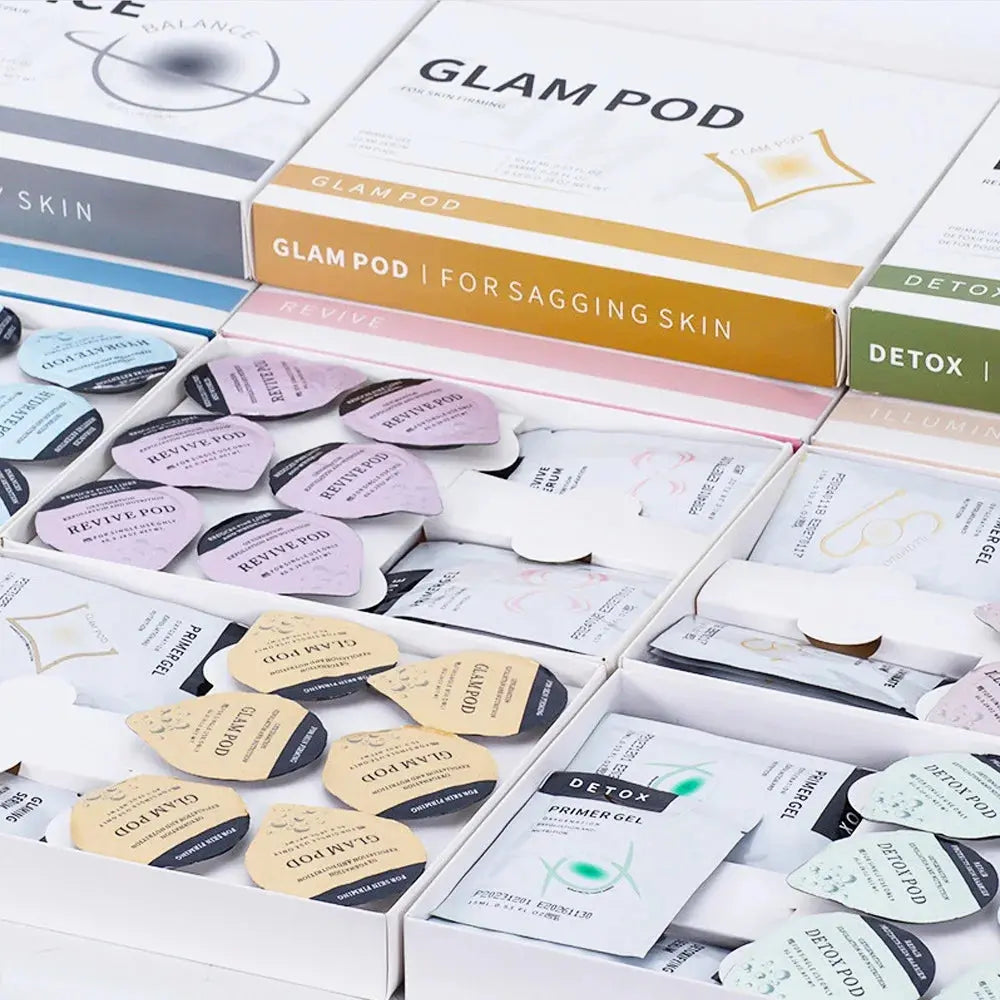 Glam Pod For Aqua Facial Machine CO2 Pods For Bubble Facial Beauty Machine Revive Pods co2 Capsule Gels Facial SPA Skin Clean Foreverlily Korea Store