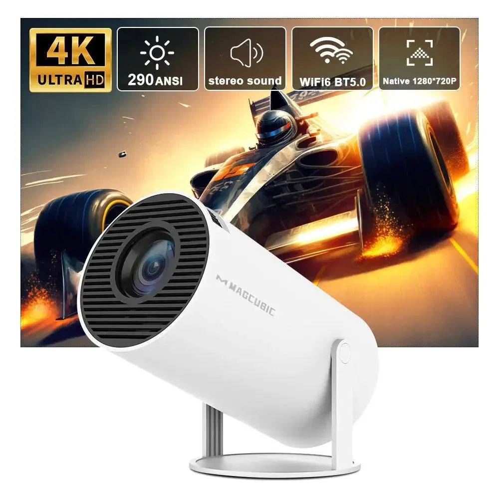 Magcubic Projector HY300 Pro 4K Android 11 Dual Wifi6 290ANSI Allwinner H713 BT5.0 1080P 1280*720P Home Cinema Outdoor Projetor Magcubic Flagship Store Store