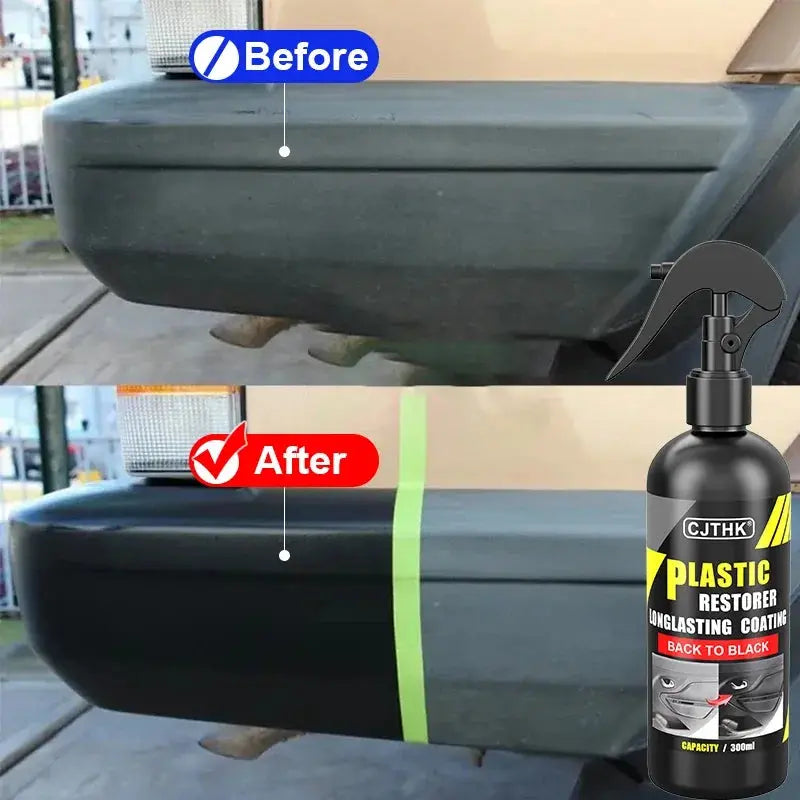 Car Plastic Restorer Back To Black Gloss Plastic Renovator Longlasting Coating Leather Restore Auto Polish Cleaning Products Shop1104237084 Store