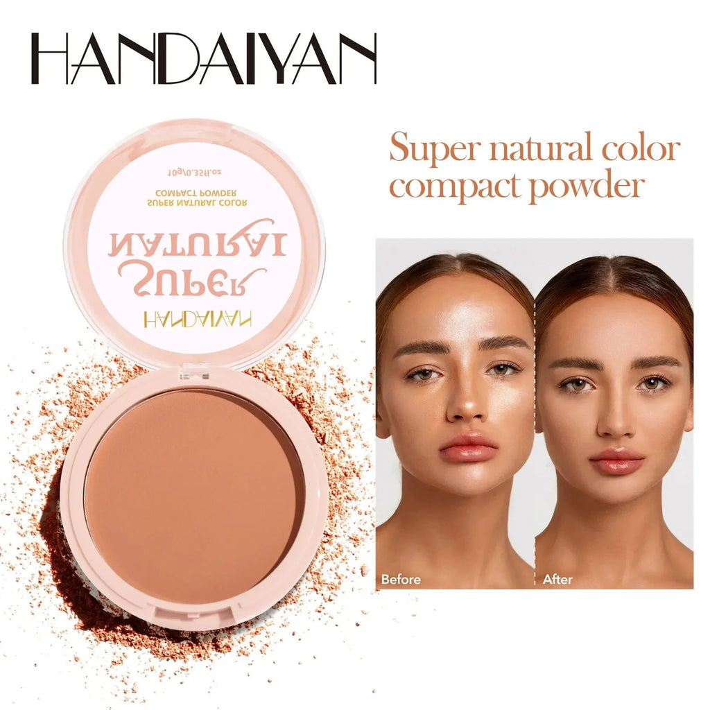 8 Color Matte Face Pressed Powder 24 Hours Oil Control Natural Setting Powder Foundation Full Coverage Waterproof Lasting Makeup KEMZLA Store