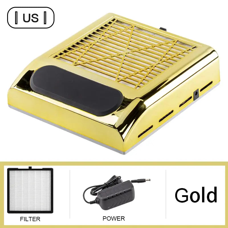 Nail Dust Collector Manicure Machine Tools Strong Power Nail Vacuum Cleaner With Remove Filter Nail Extractor Fan Nail Art Tool Nial Art Salon Store