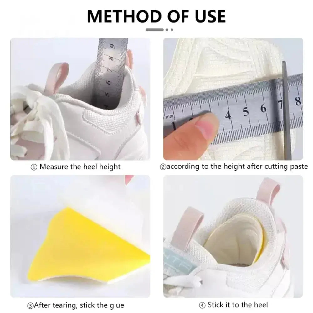 5Pairs Insoles For Shoes Patch Heel Pads For Sport Shoes Adjustable Size Feet Pad Insole Heel Protector Back Sticker Shoe Pad Jimi Shoes Store