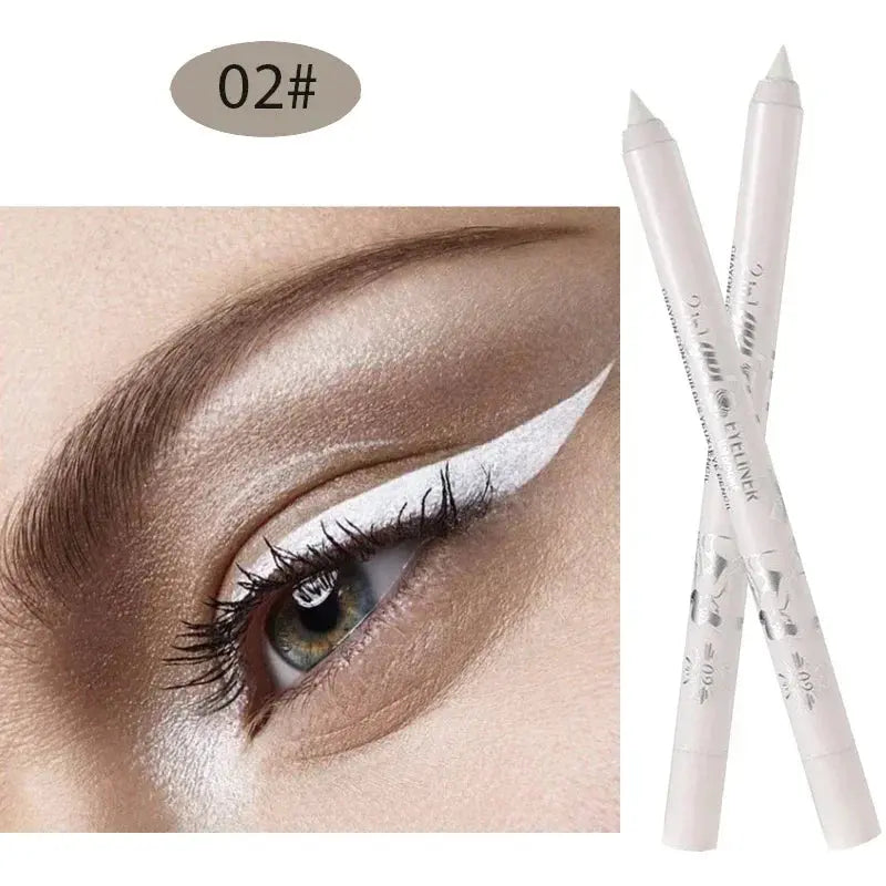 Waterproof Eyeliner Long Lasting Pencil Colourful Pigment Blue Black White Color Gel Eye Liner Pen Makeup Eye Beauty Cosmetics SXILOVE Makeup Store