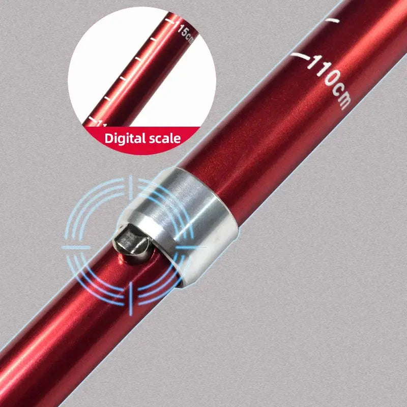 5 Section Outdoor Fold Trekking Pole Camping Portable Walking Hiking Stick For Nordic Elderly Telescopic Easy Put Into Bag 1 PCS PACOONE Camp Store