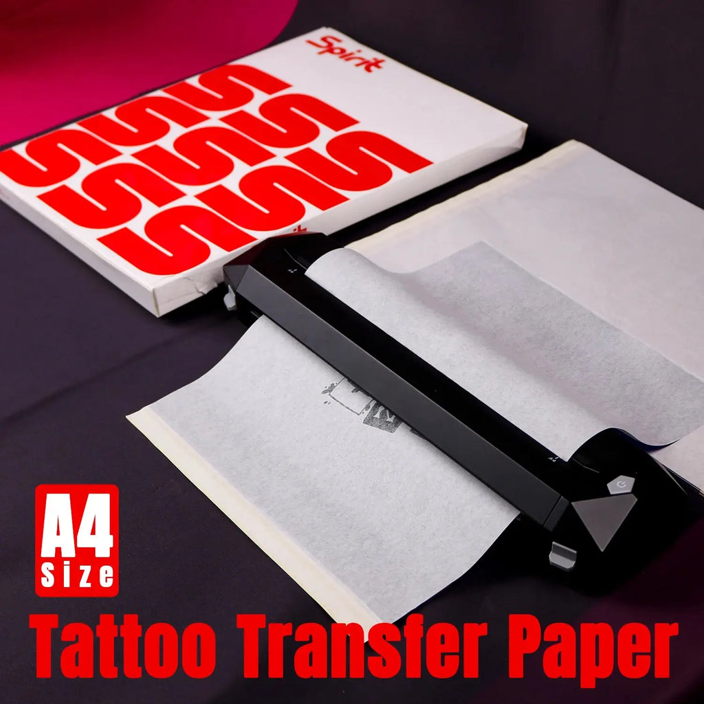 JC TATTOO A4 Size Tattoo Transfer Paper Tattoo Stencil Paper Copy Paper Thermal Paper for Tattoo Transfer Machine Accessorie JC Tattoo Supplies Store