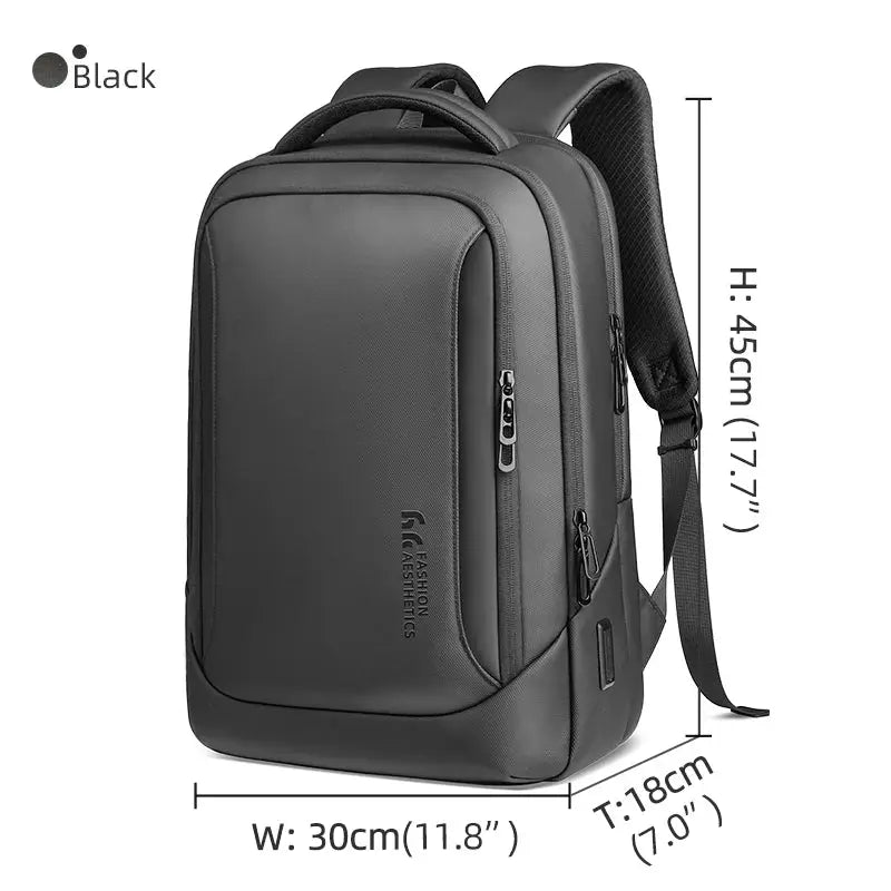 Heroic Knight Multifunctional Men's Backpack 15.6" Laptop Backpack Waterproof Large Capacity Work Travel Backpack with USB Port Heroic knight Official Store