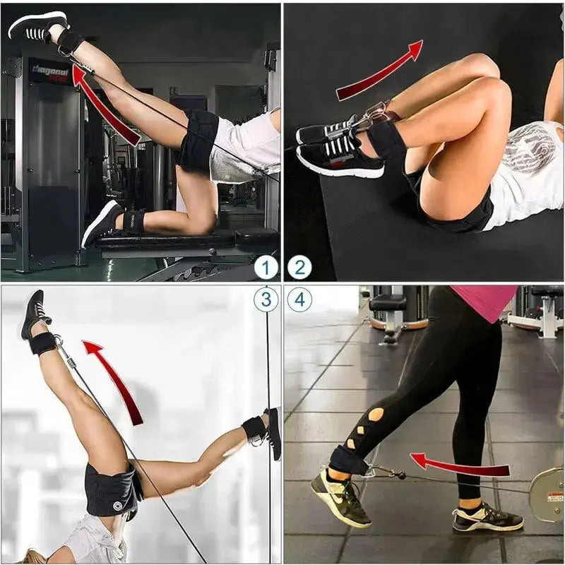 1PC Ankle Straps for Cable Machines for Enhanced Booty Glute Leg & Lower Body Workouts Ideal for Leg Extension Glutes Exercises Shop1103855061 Store