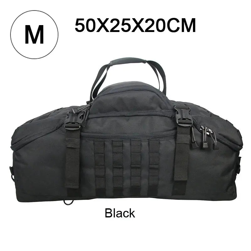 30L 45L 80L Sport Travel Bag Molle Tactical Backpack Gym Fitness Bag Large Duffle Bags for Camping Hunting Fishing Q ARMYCAMO Official Store