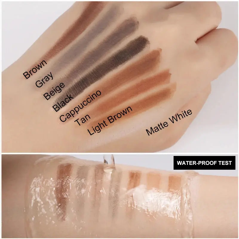 1PC Eyebrow Pencil Waterproof Microblading Eyebrow Pen Tint Tattoo Eyebrows Makeup 6 Colors Natural Long Lasting Eye Brow Pencil NICOO EYELASH BEAUTY Official Store