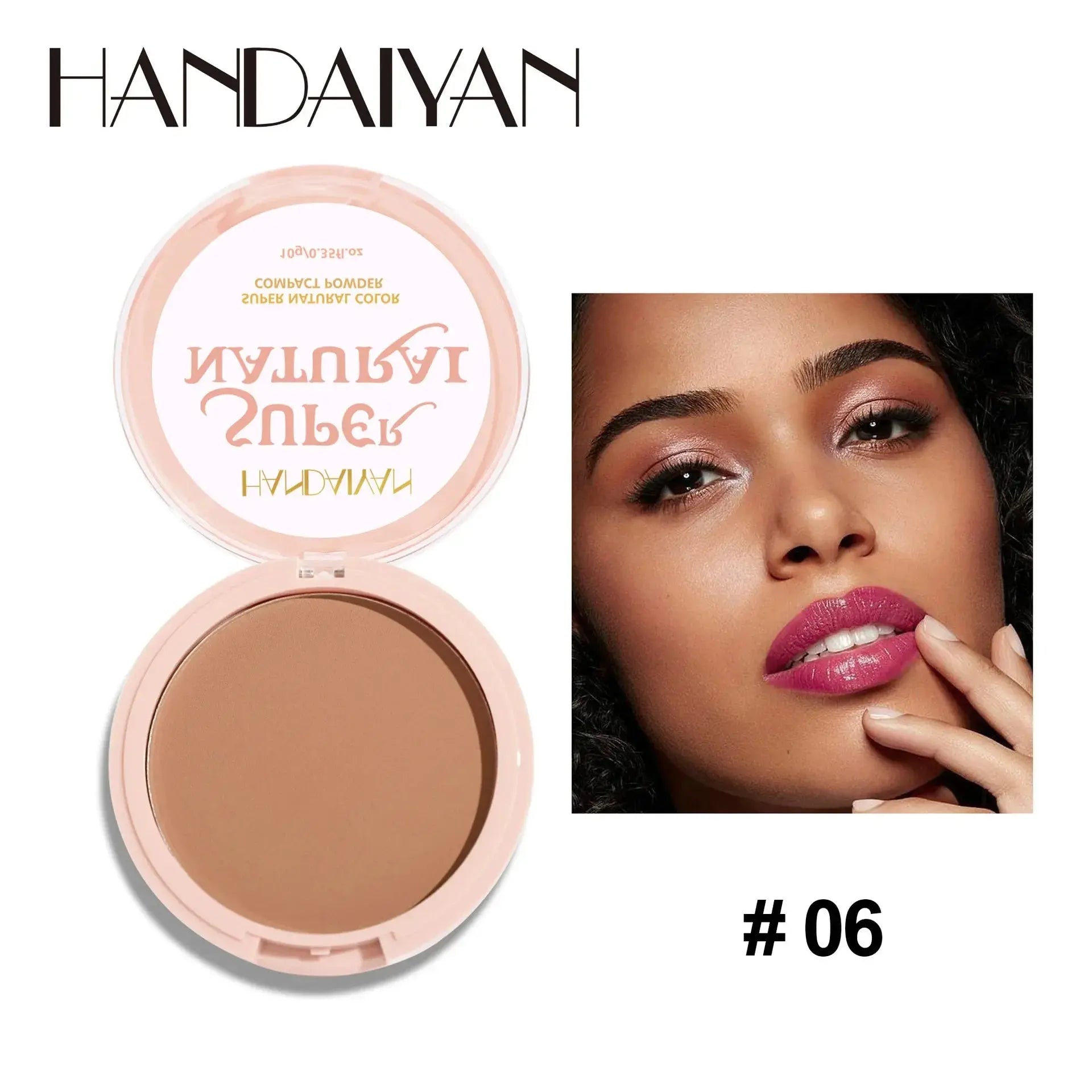 8 Color Matte Face Pressed Powder 24 Hours Oil Control Natural Setting Powder Foundation Full Coverage Waterproof Lasting Makeup KEMZLA Store