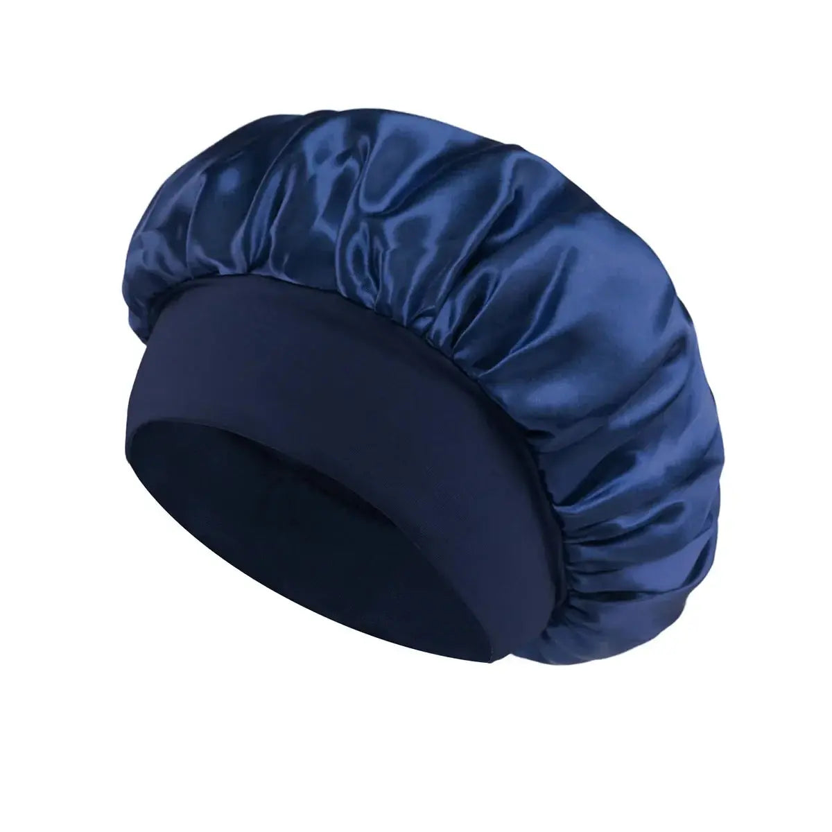 Women Satin Bonnet Hair Bonnet for Sleeping Hair Care Silk Bonnets Solid Wide-brimmed Sleeping Hat with Elastic Soft Band Aexfer Store