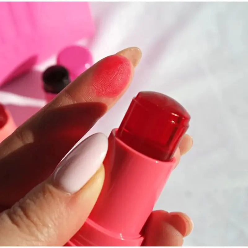 3-in-1 Milk Jelly Tint Facial Blusher Wand Moisturized Long Lasting Matte Rouge Cheek Contour Lipstick Sticker Beauty Makeup Shop1103508410 Store