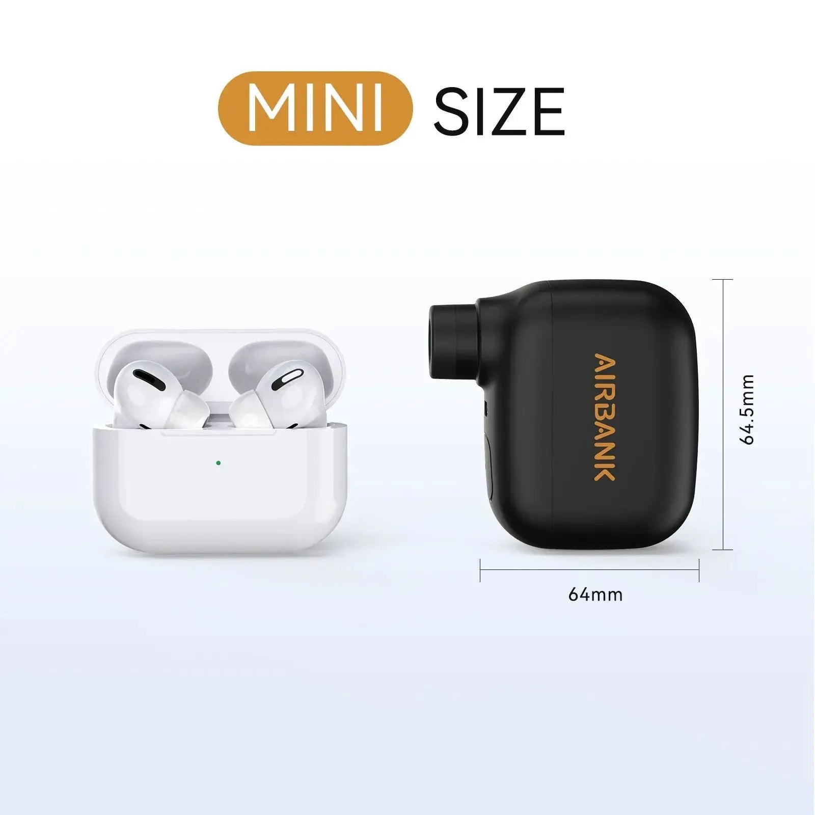 Mini Portable Bicycle Pump Rechargeable Air Inflator 100PSI 5V Type-C Bike Accessories for Bike Schrader Presta Tires AS100 CYCPLUS Choice Store