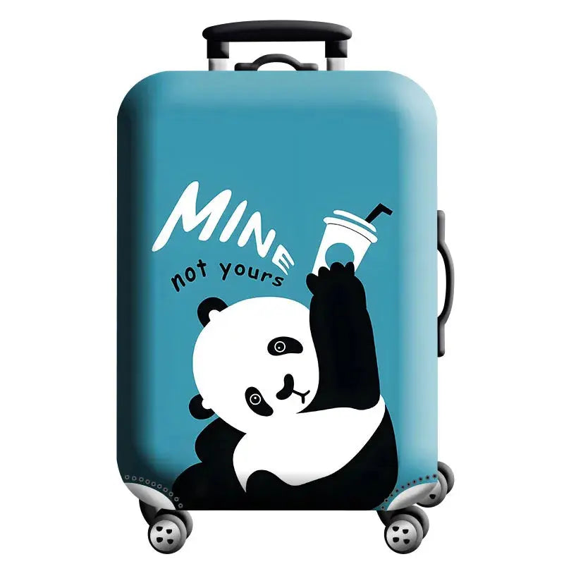 Luggage Cover Stretch Fabric Suitcase Protector Baggage Dust Case Cover Suitable for18-32 Inch Suitcase Case Travel Organizer QUEENSHOW Bag Store