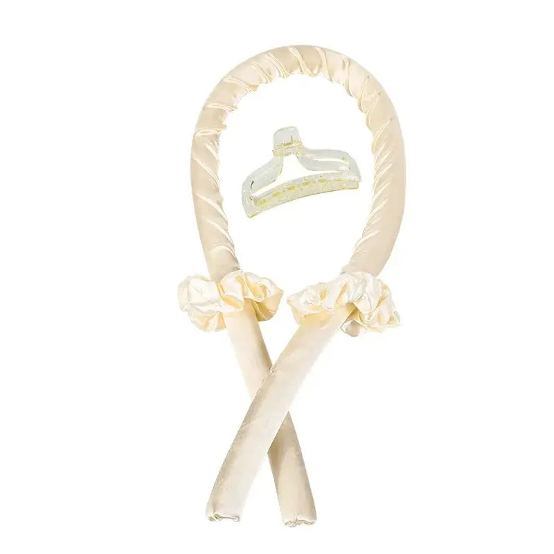 Heatless Curling Rod Headband No Heat Silk Curls Ribbon Hair Rollers Sleeping Soft Headband Lazy Hair Curlers Hair Styling Tools Healthy feet Tools Store