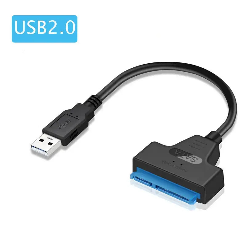 SATA to USB 3.0 / 2.0 Cable Up to 6 Gbps for 2.5 Inch External HDD SSD Hard Drive SATA 3 22 Pin Adapter USB 3.0 to Sata III Cord Ali Digital Global Store