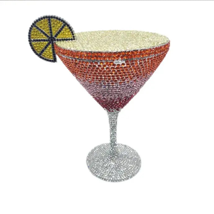 Jewels Martini purse Diamond Evening Purses Crystals Bridal Handbag Dinner Clutches jewelry Purses Rhinestone Party Clutch Bags XIYUAN XIYUAN Official Store