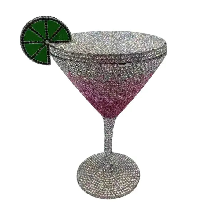 Jewels Martini purse Diamond Evening Purses Crystals Bridal Handbag Dinner Clutches jewelry Purses Rhinestone Party Clutch Bags XIYUAN XIYUAN Official Store