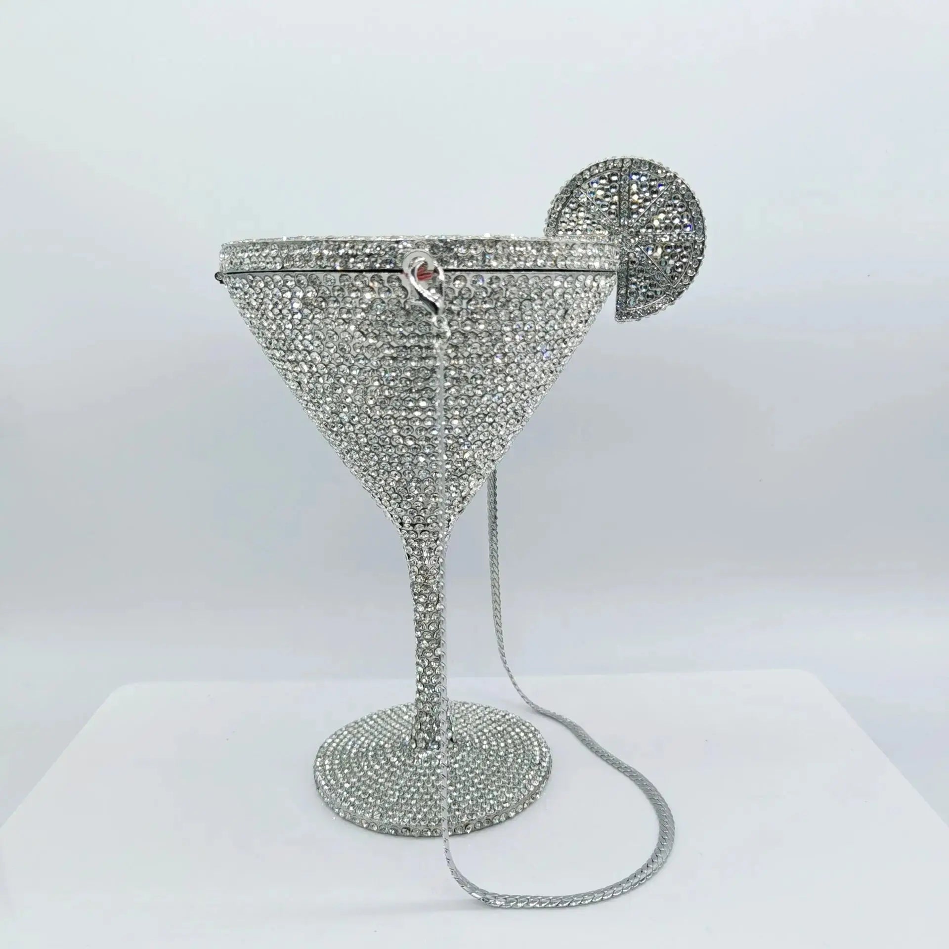 Jewels Martini purse Diamond Evening Purses Crystals Bridal Handbag Dinner Clutches jewelry Purses Rhinestone Party Clutch Bags XIYUAN XIYUAN Official Store