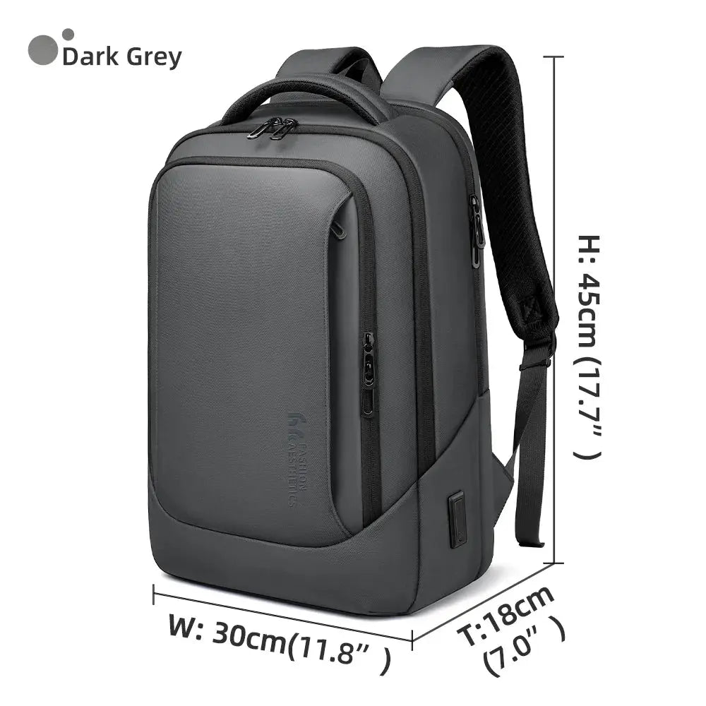 Heroic Knight Multifunctional Men's Backpack 15.6" Laptop Backpack Waterproof Large Capacity Work Travel Backpack with USB Port Heroic knight Official Store
