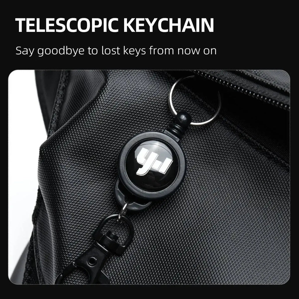 Ins Korean Style Men Waterproof Magnetic Buckle Crossbody Messenger Bag Daily Outdoor Travel Cycling iPad Camera Shoulder Bag MATE ELAN Official Store