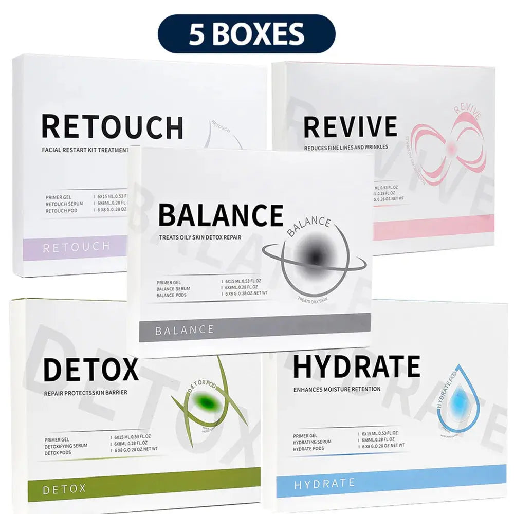 Glam Pod For Aqua Facial Machine CO2 Pods For Bubble Facial Beauty Machine Revive Pods co2 Capsule Gels Facial SPA Skin Clean Foreverlily Korea Store