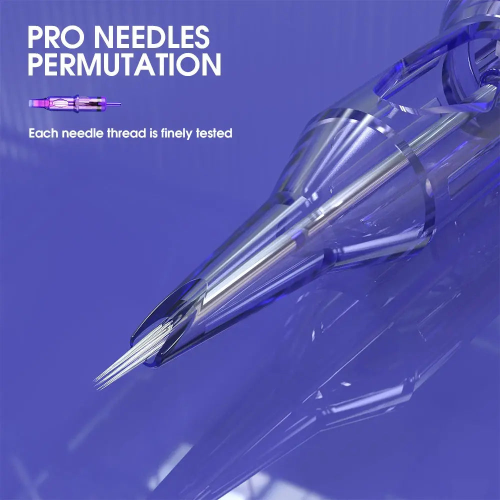 Mast Tattoo PRO Tattoo Cartridges RL/RLT Round Liner Disposable Safety Needles for Tattoo Machines 20pcs/lot Mast Tattoo Direct Store