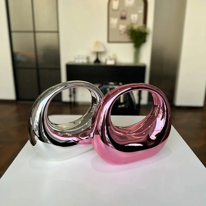 MOODS Golden Evening Handbag For Women PVC Wrist Bag Dinner Party Wedding Round Handle Clutch Purse 2024 Luxury Designer Handbag The Moods Boutique Store