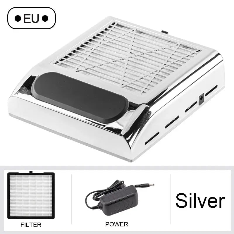 Nail Dust Collector Manicure Machine Tools Strong Power Nail Vacuum Cleaner With Remove Filter Nail Extractor Fan Nail Art Tool Nial Art Salon Store